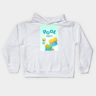 summer collection pool party Kids Hoodie